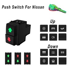 Green Dual Push Button Switch