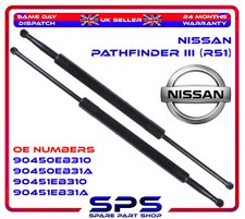 2X Tailgate Boot Gas Struts